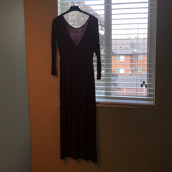 Sexy Burgundy Dress - Picture 2 of 4